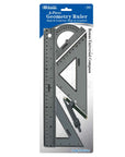 Geometry Ruler Combination Sets 4-Piece w/ Compass