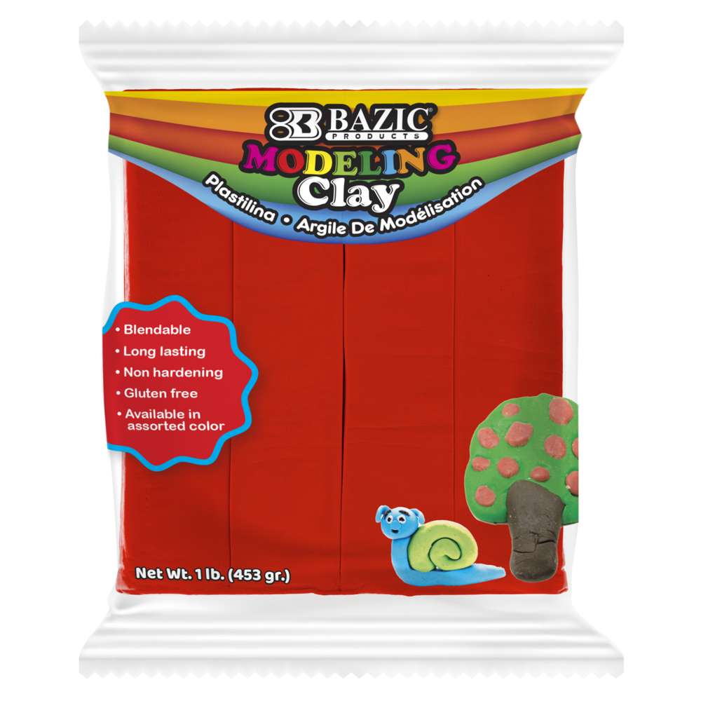 Modeling Clay 1 lb Red