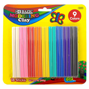 Modeling Clay Sticks 9 Color 260g