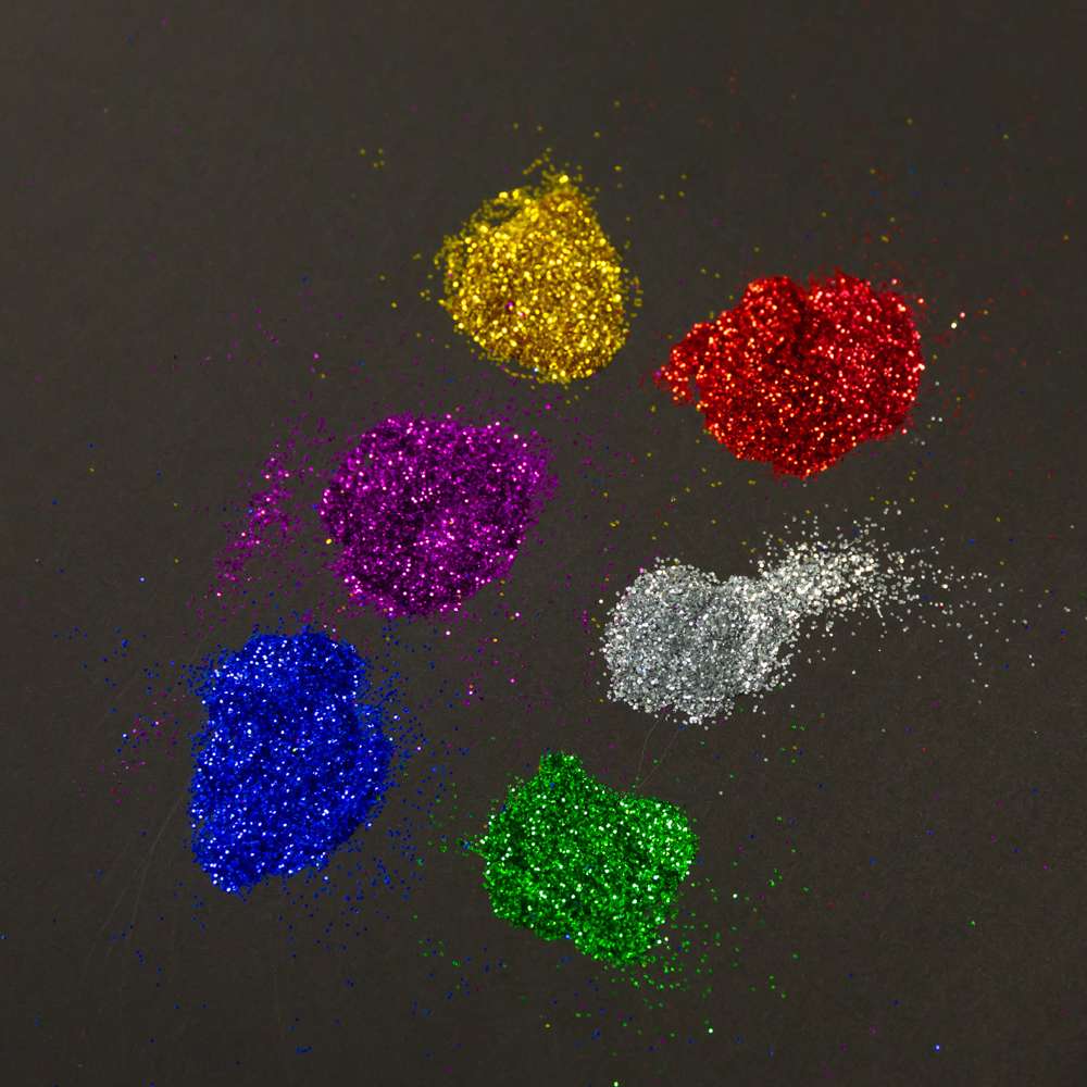 Bazic Glitter Pack Fine 2g Neon 6pc, 1 - Kroger