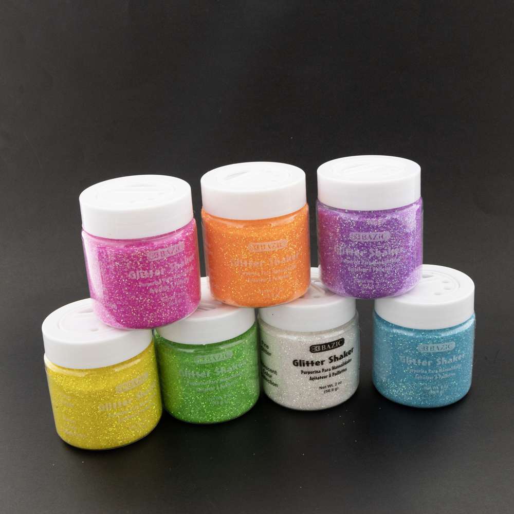 Glitter for Slime, Extra fine Glitter Shakers in Shaker Jars