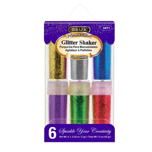 Glitter Shaker 7g (6/PVC Box) Primary Color