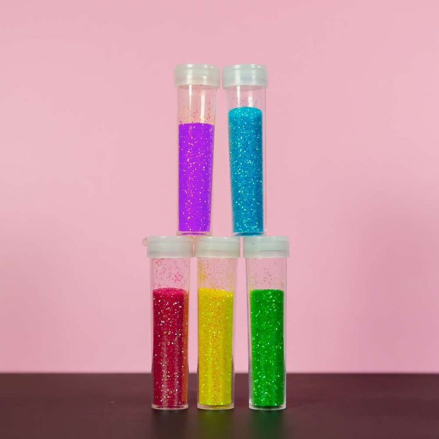 Glitter Shaker 6g / 0.21 Oz. (5/Pack) Neon Color
