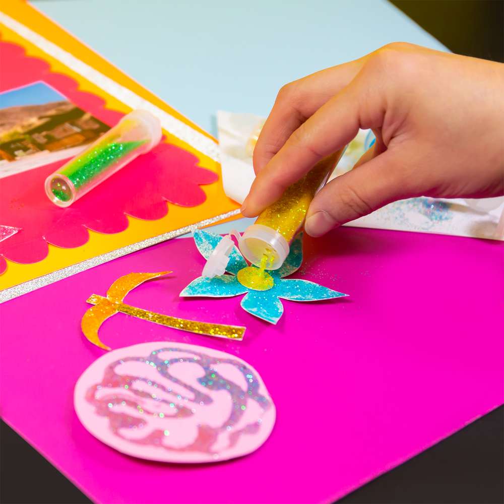 Glitter Tubes Kids Children's Multi Colour Craft Glitter Arts & Crafts Art  Play