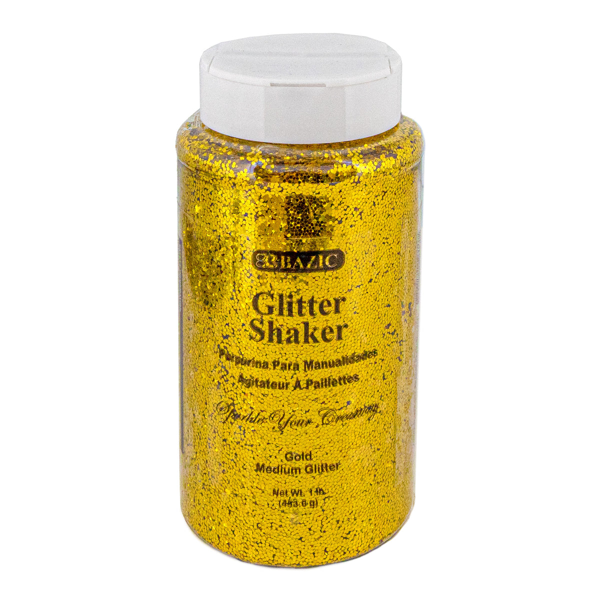 BAZIC Gold Craft Glitter, 1 lb (16 oz)
