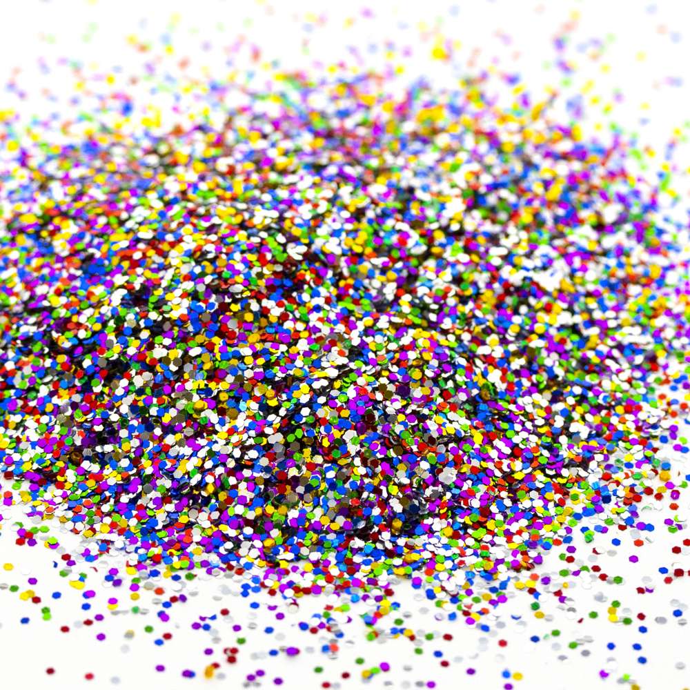 1lb / 16 oz Multicolor Glitter
