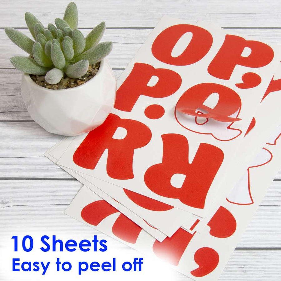 Alphabet & Number 2" Classic Color (10 SHEETS)