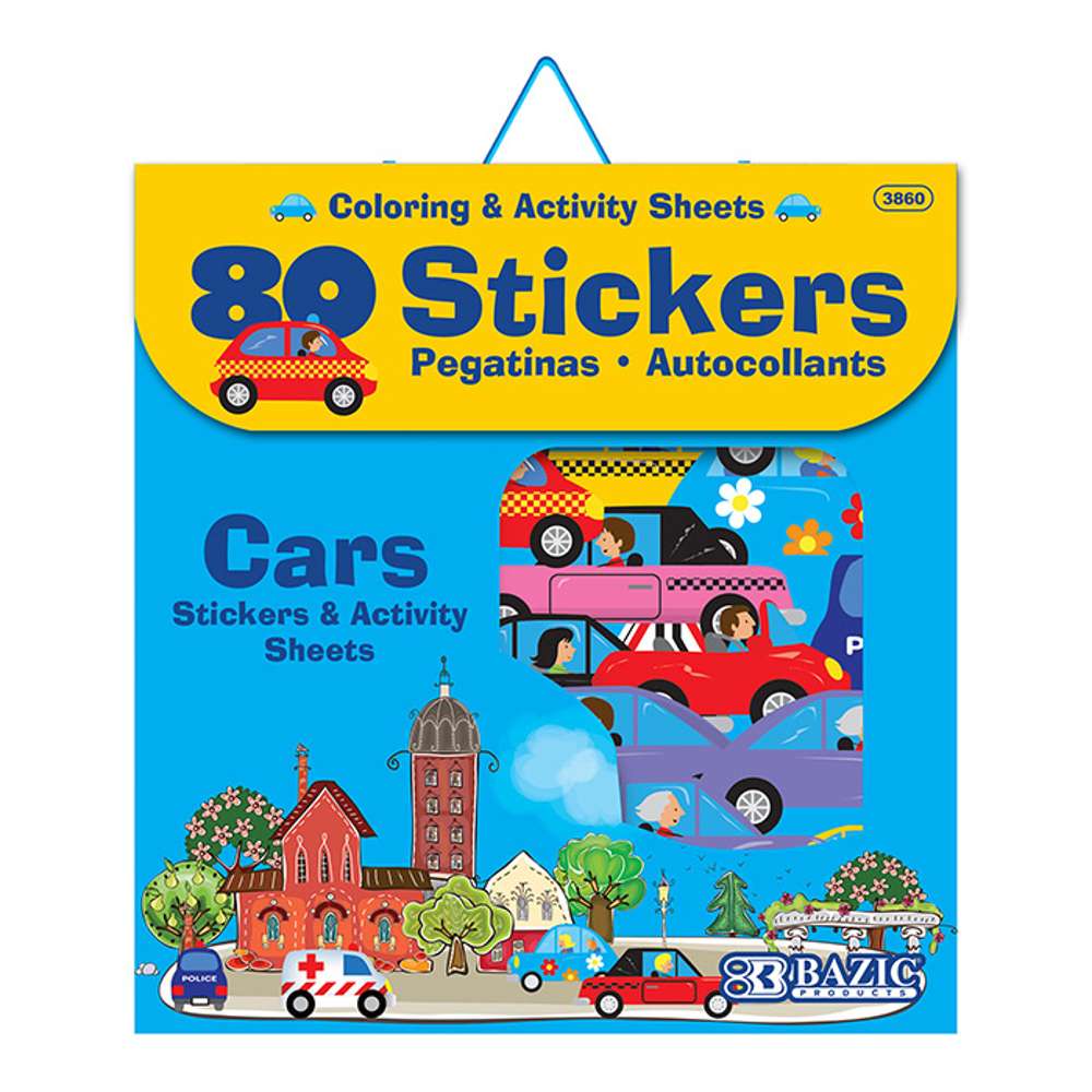 Car Series Assorted Sticker 