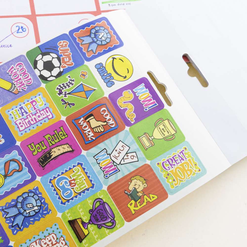 Art Sticker Binder Book Plastic Stenicls Holds Up To 80 Pieces Stickers  Sticker Binder Book Sticker Storage Book