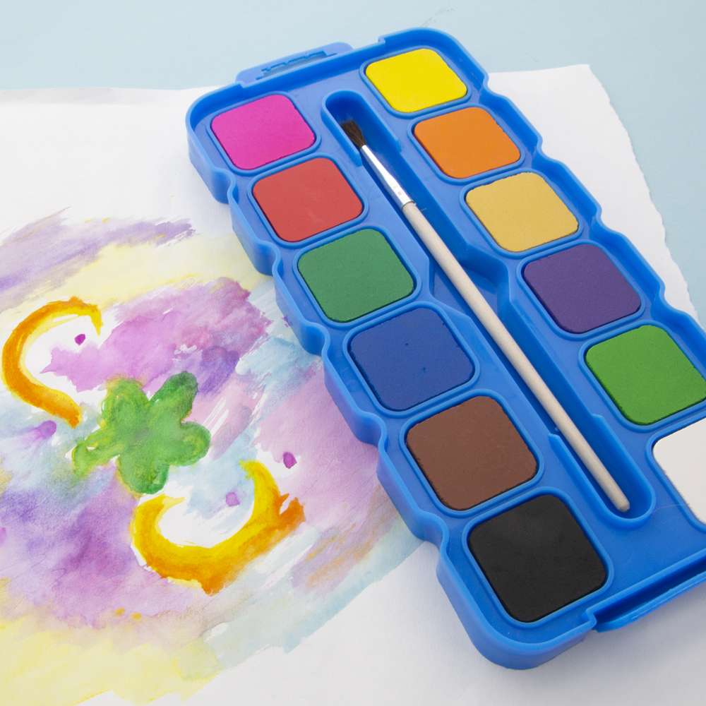 16colors Semi-Moist Paint Washable Watercolor Paint Set for Kids - China  Watercolor Paint Set for Kids, Semi-Moist Watercolor Paint