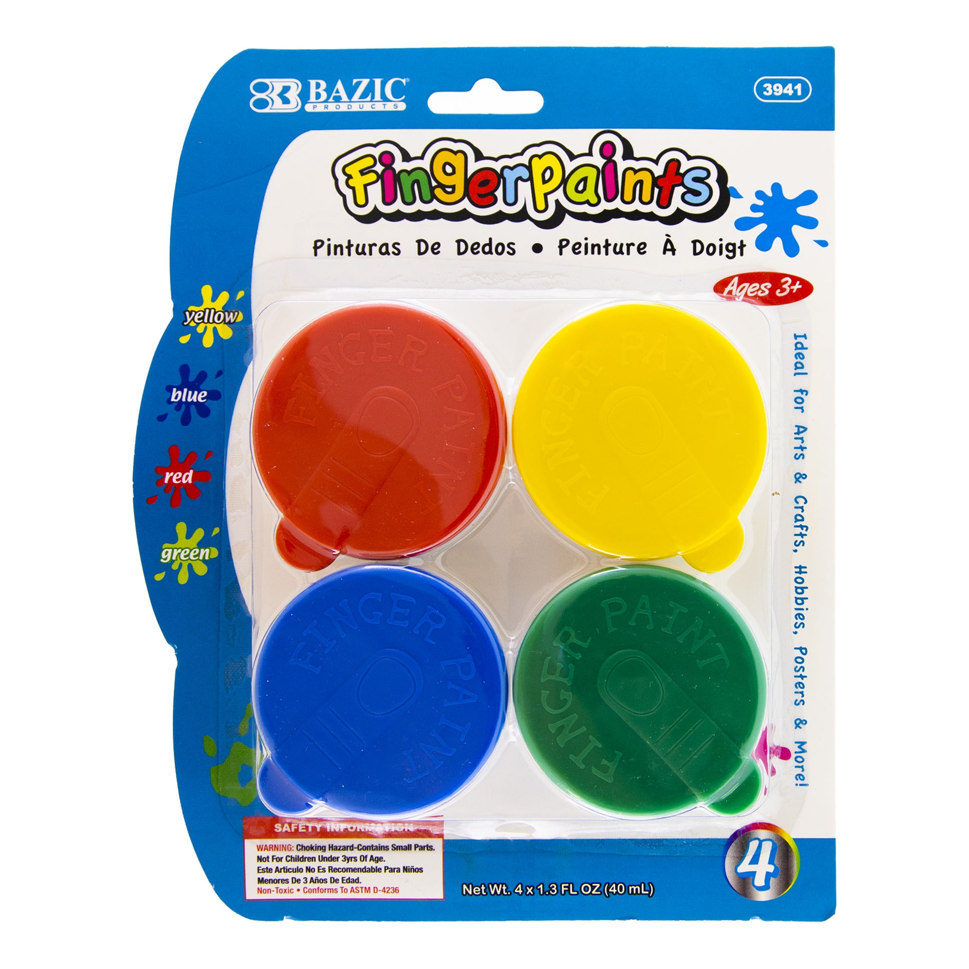 4 Color Fingerpaint