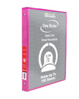 Binder View 0.5" Fuchsia 3-Ring w/ 2-Pockets