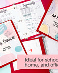 Binder View 1" Red 3-Ring w/ 2-Pockets