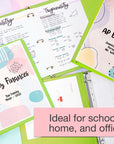 Binder View 1" Lime Green 3-Ring w/ 2-Pockets