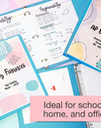 Binder View 1" Cyan 3-Ring w/ 2-Pockets