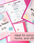 Binder View 1" Fuchsia 3-Ring w/ 2-Pockets