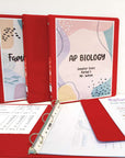 1.5" Red 3-Ring View Binder w/ 2-Pockets