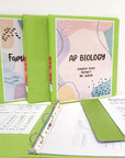 1.5" Lime Green 3-Ring View Binder w/ 2-Pockets