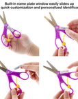5" Blunt Tip School Scissors With Name Tag