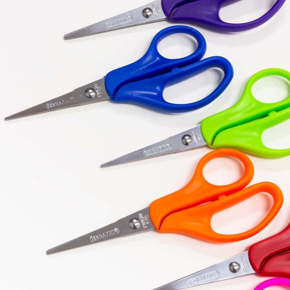 Bazic 5 Pointed Tip School Scissors