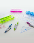 Bright Color 9 Pcs. Math Tool Sets