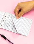 Memo Books Top Bound Spiral 4" X 6" 50 Ct. (2/Pack)