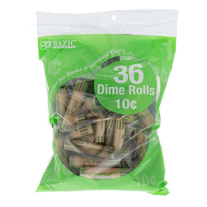 Dime Coin Wrappers (36/Pack)