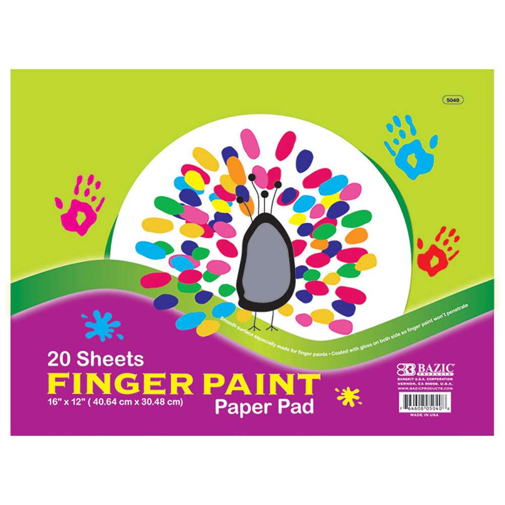 Tactile Finger Paint Paper (36 sheets)