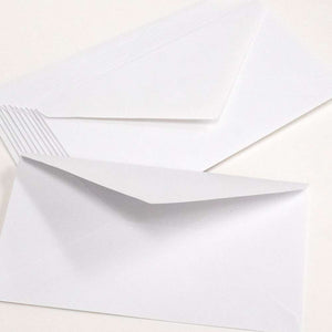 #6 3/4 Gummed Closure White Envelope (100/Pack)