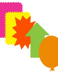 Poster Board Fluorescent Pre-Cut Shapes 13.5" x 10.75" (5/pack)