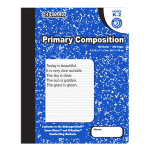 Composition Book Primary Marble 100 Ct.