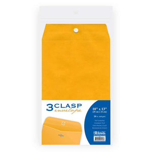 Clasp Envelope 10" X 13" (3/Pack)
