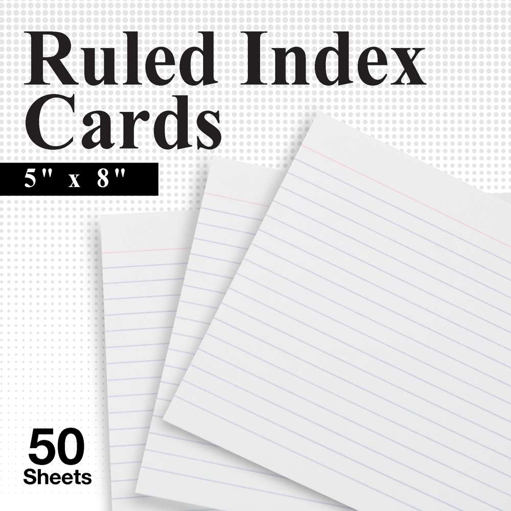 Spiral Index Cards, Ruled, 4 x 6, Assorted, 50/Pack - Reliable Paper