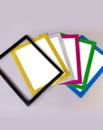 11" X 14" White Poster Board w/Glitter Frame (5/Pack)