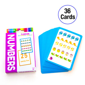 Numbers Flash Cards (36/Pack) - Bazicstore