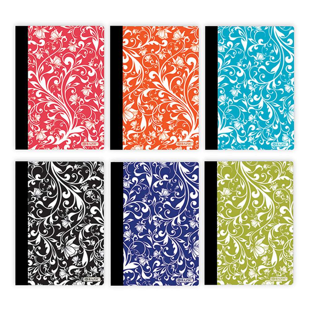 Floral Poly Cover Personal Composition Book