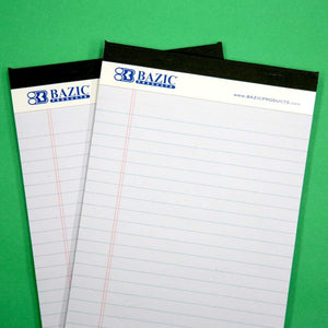 White Jr. Perforated Writing Pad 5" X 8" 50 Ct. (2/Pack)