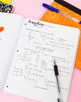 Notebook Reversible 4"/5" Quad Ruled 8.5" X 11" 80 Ct.