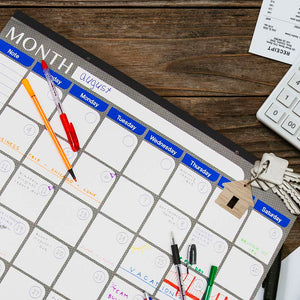 17" X 22" Undated 12-Month Desk Pad Calendar
