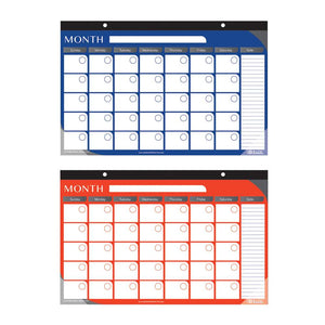 11" X 17" Undated 12-Month Desk Pad Calendar