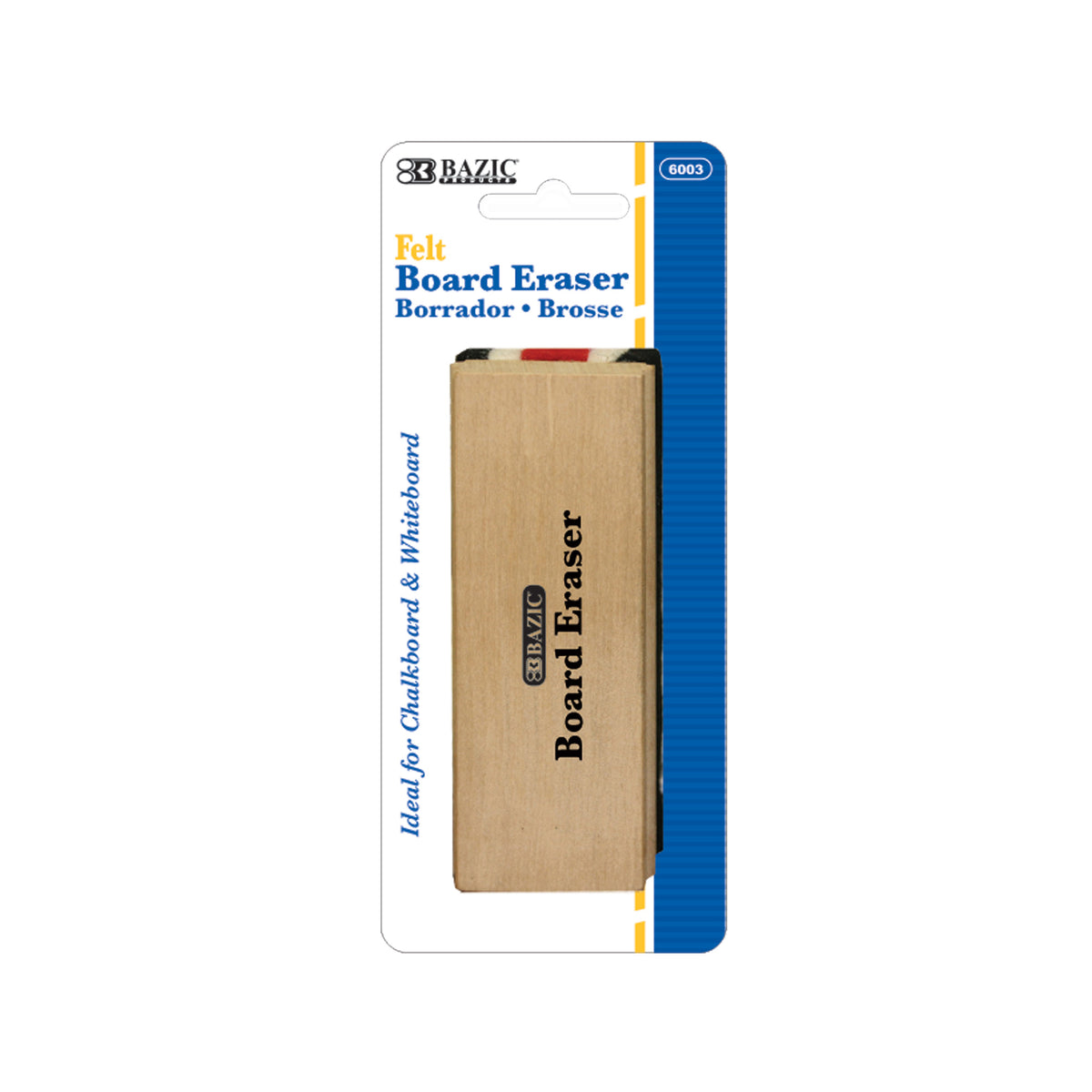 BAZIC Felt Whiteboard and Chalkboard Eraser