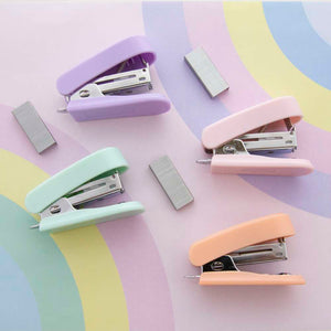 Mini Pastel Color Stapler Standard (26/6) w/ 500 Ct. Staples
