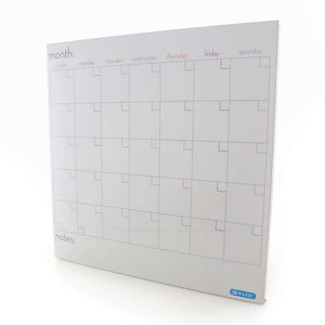CUBIX Magnetic Dry Erase Calendar Tile 14" x 14"