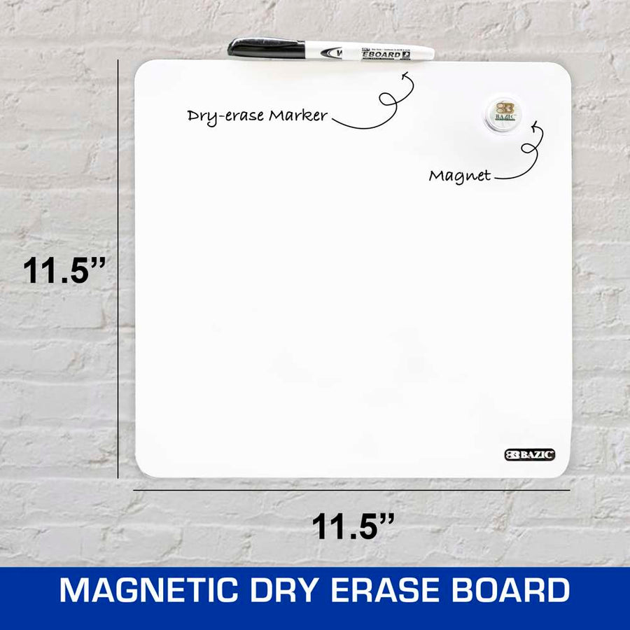 CUBIX Magnetic Dry Erase Tile 11.5" x 11.5"