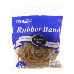 2 Oz./ 56.70 g Assorted Sizes Rubber Bands