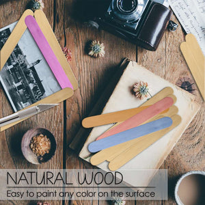 Jumbo Natural Craft Stick (50/Pack)