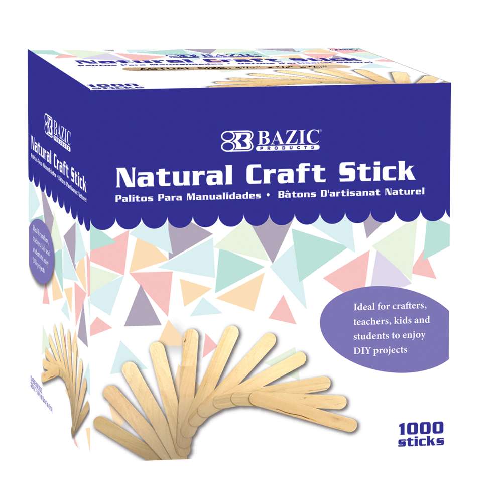 Natural Craft Stick (1000/Pack)