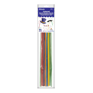 Wooden Dowel Round Multi-Colored 3/16" x 12" (15/Bag)