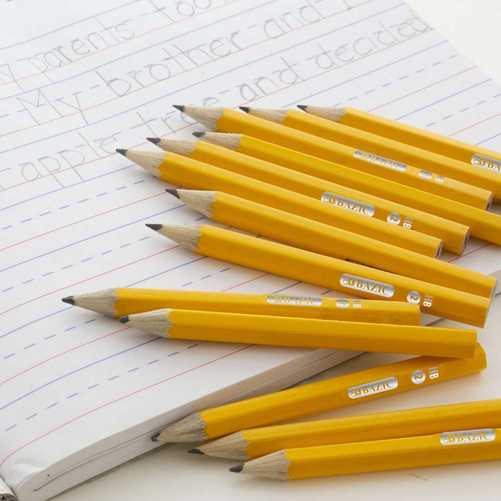Bazic #2 The First Jumbo Premium Yellow Pencil (4/Pack)
