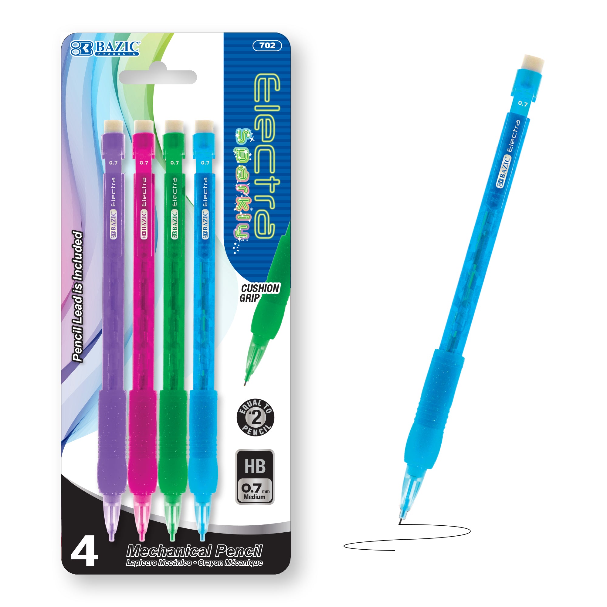 Mechanical Pencil w/ Glitter Grip